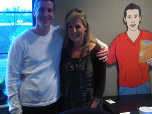 Double side-hug Double side-hug with Jon Acuff and "Jon Acuff"