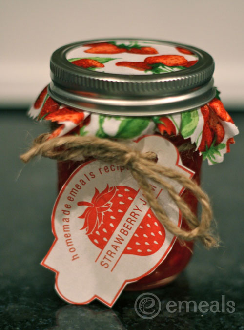 Strawberry Jam Tutorial Printable Labels The Emeals Blog