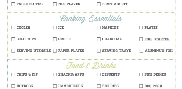 Tailgating Printable Tailgating Printable