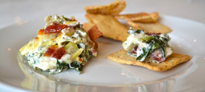 Budget-Friendly Super Bowl Party Recipe: Hot Collard and Artichoke Dip with Bacon Budget-Friendly Super Bowl Party Recipe: Hot Collard and Artichoke Dip with Bacon