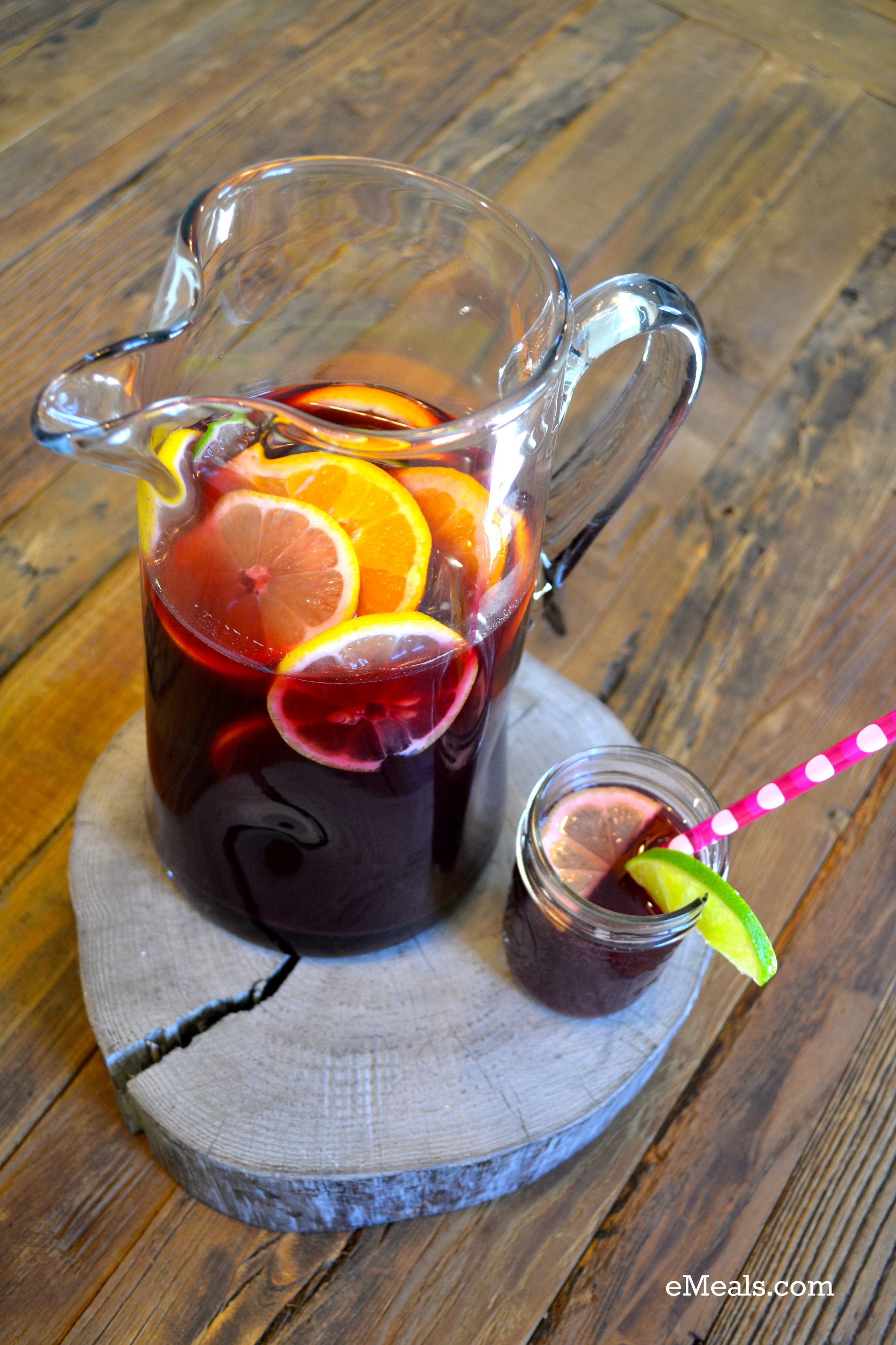 Red Virgin Sangria | The eMeals Blog