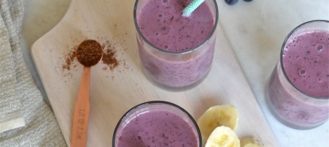Banana Berry Purple Power Smoothie Banana Berry Purple Power Smoothie