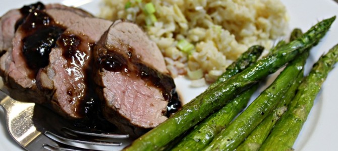 Diabetic Meal Plan: Sweet-Soy Pork Tenderloin with Roasted Asparagus Diabetic Meal Plan: Sweet-Soy Pork Tenderloin with Roasted Asparagus