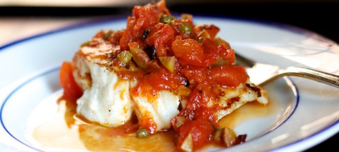Paleo Sautéed Grouper with Tomato-Olive Sauce Paleo Sautéed Grouper with Tomato-Olive Sauce