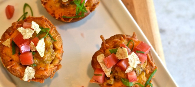 Crescent Roll Taco Cups for Game Day Crescent Roll Taco Cups for Game Day