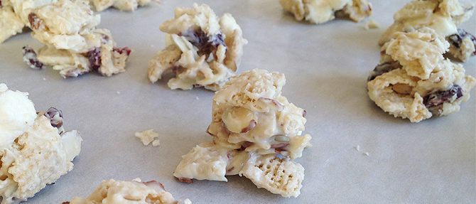 White Chocolate-Cranberry Cereal Clusters White Chocolate-Cranberry Cereal Clusters