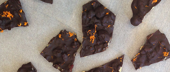 Heart Healthy Dessert Recipe: Dark Chocolate-Cherry Bark Heart Healthy Dessert Recipe: Dark Chocolate-Cherry Bark