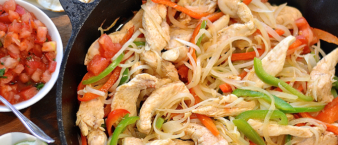 Quick and Easy Chicken Fajitas Quick and Easy Chicken Fajitas