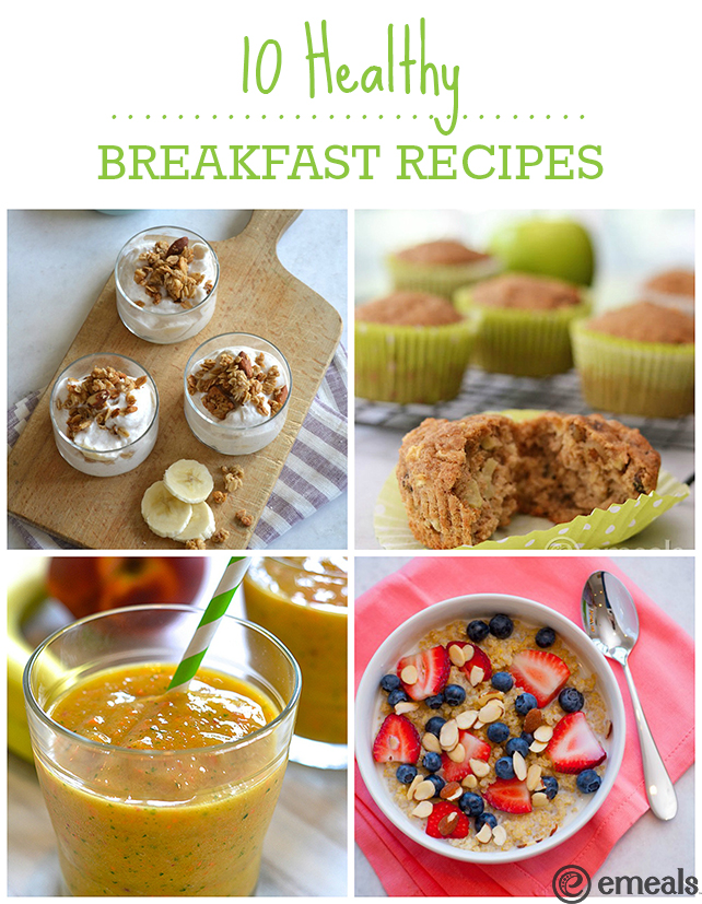 10 Healthy Breakfast Recipes | The eMeals Blog