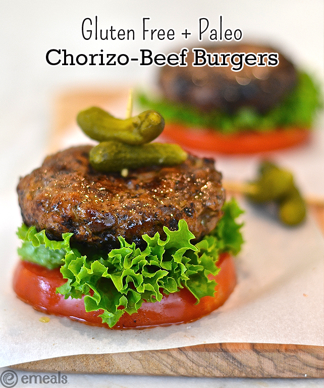 On the Menu This Week ChorizoBeef Burgers The eMeals Blog