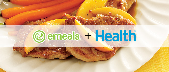 Pork Tenderloin with Sautéed Apples from HEALTH Pork Tenderloin with Sautéed Apples from HEALTH