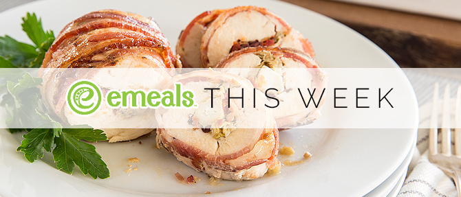 On the Menu This Week: Bacon-Wrapped Stuffed Chicken On the Menu This Week: Bacon-Wrapped Stuffed Chicken